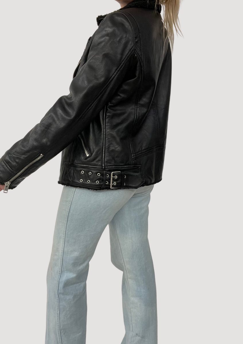 Black Gila Leather Jacket – Obsessed Beauty and Style