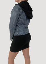 Load image into Gallery viewer, Navy Jenny Leather Jacket
